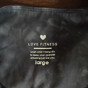 Love Fitness Black Leggings